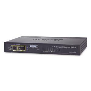 Planet 8-Port Gigabit 2P Gig X SFP Managed Desktop Switch