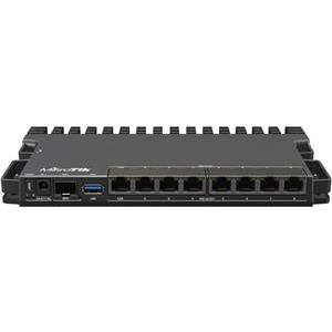 Mikrotik RouterBOARD RB5009UPr+S+IN, ARMv8 CPU, 1GB DDR4 RAM, 1GB NAND, 1×2.5Gbit LAN, 7×1Gbit LAN, 802.3af/at PoE-out/-in, 1xSFP+, RouterOS L5, metalno desktop kučište, PSU