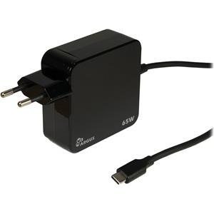 Inter-Tech Power Adapter, Type C, 65W (5V, 9V, 12V, 15V, 20V)