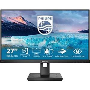 68,6cm/27'' (1920x1080) Philips S-line 272S1AE 16:9 4ms HDMI DVI-D VGA DisplayPort VESA Pivot Speaker Full HD Black