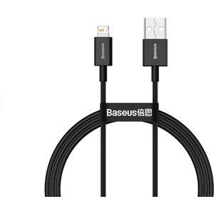 Kabel USB do Lightning Baseus Superior Series, 2.4A, 1m (crna)
