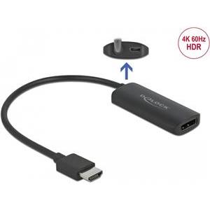 Adapter DELOCK, HDMI (M) na Display Port (Ž), 4K 60Hz