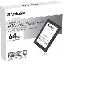 SSD SATA II 64 GB Verbatim Black Edition, 2,5