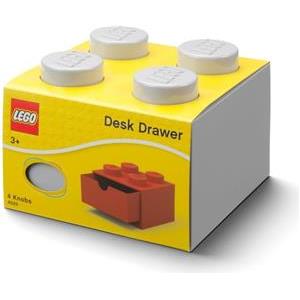 Lego Brick 4 Desk Drawer bijela