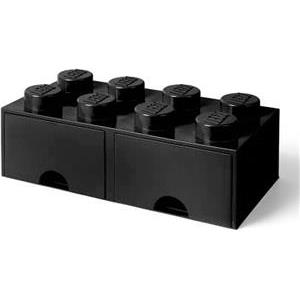 Lego Brick Drawer 8 crna
