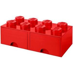 Lego Brick Drawer 8 crvena