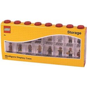 Lego Minifigure Display Case na 16 Figurek czerwona