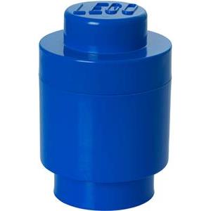 Lego Storage Brick 1 Round plava