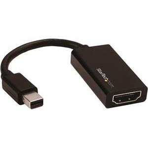 StarTech.com Mini DisplayPort to HDMI Adapter - 4K mDP to HDMI Converter - UHD 4K 60Hz (MDP2HD4K60S) - video converter