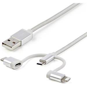 StarTech.com USB Lightning cable - USB / USB-C - 1 m