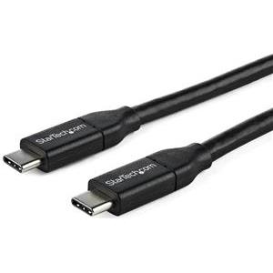 StarTech.com USB C To USB C Cable - 3 ft / 1m - USB-IF Certified - 5A PD - USB 2.0 - USB Type C Charging Cable - USB C Fast Charge Cable (USB2C5C1M) - USB-C cable - 1 m