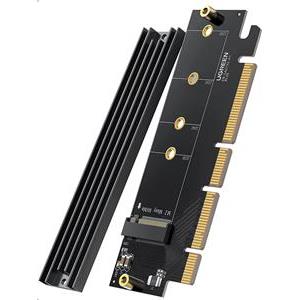 Ugreen M.2 PCIe NVME M-Key to PCIe 4.0 x16 adapter with cooler - box