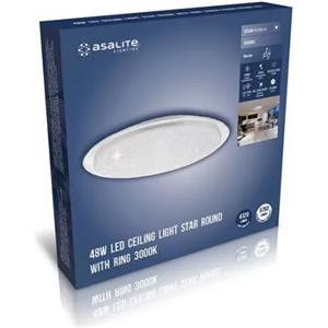 Asalite LED ceiling lamp LILY 48W 4000K 4320 lumens round star/glitter effect