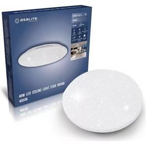 Asalite LED ceiling lamp EMILY 36W 4000K (3240 lumens) round/star/glitter effect