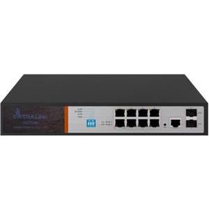 Extralink Victor Managed PoE Switch 8x Gigabit PoE 2 x SFP 150W