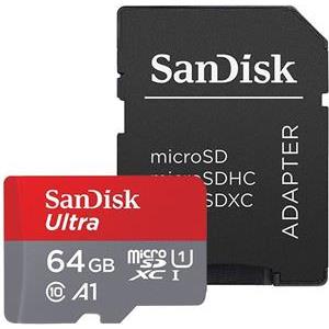 64GB SanDisk Ultra microSDXC 140MB/s +Adapter