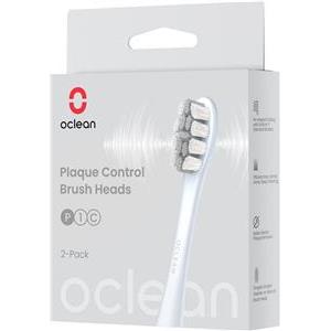 Oclean P1C9 Plaque Control two attachments for electric toothbrush X PRO digital, gray