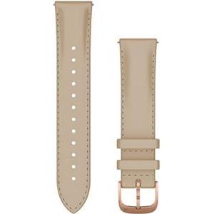 Zamjenski remen Garmin 20mm - Light Sand Leather (RoseGold kopča)