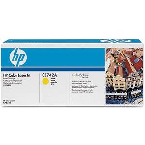 Toner HP CE742A, Yellow