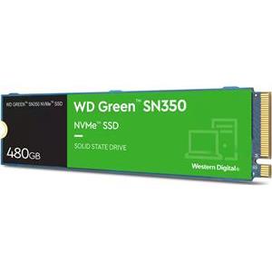 SSD 480GB WD SN350 Green, WDS480G2G0C, M.2/NVMe, 2280, 2400/1650 MB/s