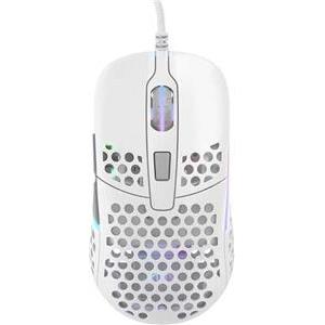 XTRFY M42 RGB, Ultra-light Gaming Mouse, Pixart 3389, Modular shell, White