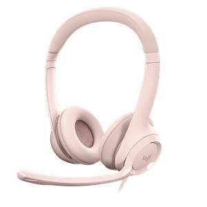 LOGITECH H390 Corded Headset - ROSE - USB