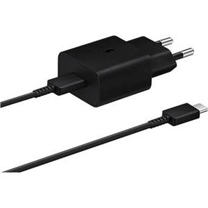 Punjač SAMSUNG 15W Fast Travel USB-C, USB Type-C kabel, crni