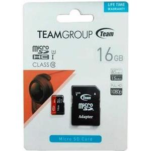 Team - flash memory card - 16 GB - microSDHC UHS-I