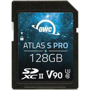OWC SDXC Atlas S Pro 128GB UHS-II V90 290/277 MB/s
