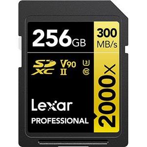 Lexar SDXC 256GB Professional 2000x UHS-II U3 ( 260/300 MB/s )