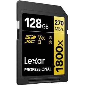 Lexar SDXC 128GB Professional 1800x UHS-II U3 ( 180/270 MB/s )