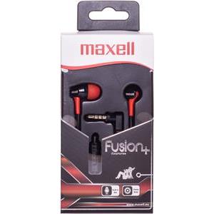 Maxell Fusion slušalice, crno-crvene