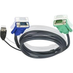 ATEN Micro-Lite 2L-5203U - keyboard / video / mouse (KVM) cable - 3 m