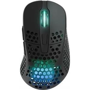 XTRFY M4W RGB, Ultra-light Wireless Gaming Mouse, Pixart 3389, Modular shell, Black