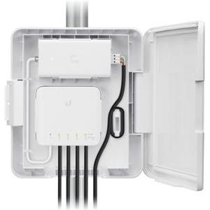 Ubiquiti Networks outdoor weatherproof enclosure designed for use with the UniFi Switch Flex