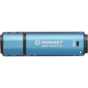 Kingston IronKey Vault Privacy 50 64GB USB 3.0 256bit AES Encrypted