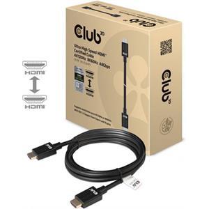 Cable HDMI to HDMI Club3D, UHS, 28AWG, 4K@120Hz / 8K@60Hz, 3m, CAC-1373