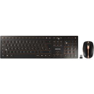 Keyboard and mouse Cherry DW 9100 SLIM Wireless Combo, Bluetooth, black, USB, UK SLO g.