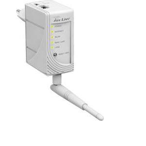 Airlive N.Plug, Wireless b g n Power Adapter Wall-type Access Point, AP, Router, Repeater modes, Support Broadband or 3G Internet Sharing