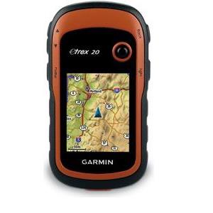 GPS uređaj Garmin eTrex 20 (USB kabel, bazna karta, podrška za GLONASS, HR izbornik) + AdriaTopo