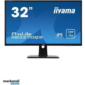 80cm/31,5'' (2560x1440) Iiyama ProLite XB3270QS 16:9 4ms IPS DisplayPort HDMI DVI VESA Speaker WQHD Black