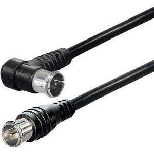 Transmedia Quick-F-plug straight - Quick-F-plug angled, 1,5 m