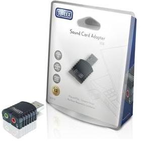 Zvučna kartica Sweex SC010, Sound Card Adapter USB, Speaker headphone line-out jack, Microphone, line-in jack