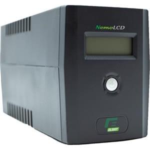 Elsist UPS NemoLCD80 800VA/360W, Line-Interactive, USB, RJ11/RJ45, 2×Schuko, 1×7Ah, 10min. autonomija