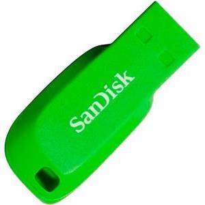 SANDISK 16GB USB2.0 Cruzer Blade Green