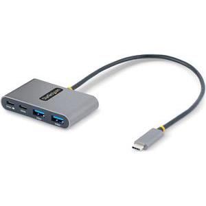 StarTech.com 4-Port USB-C Hub with 100W Power Delivery Pass-Through Charging, 2x USB-A + 2x USB-C, 5Gbps, USBC Hub w/ 1ft (30cm) Long Cable, Portable Laptop USB Type-C to USB-A/C Hub - USB 3.0 Expansi