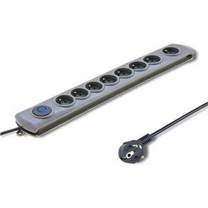 Qoltec 8 gniazd 3.0m czarna