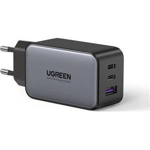 Ugreen USB-A and 2x USB-C 65W GaN fast charger - box