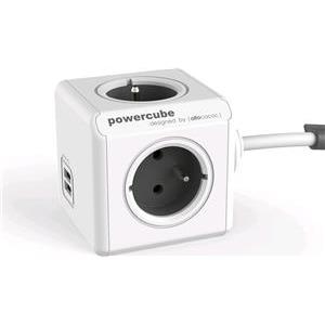 PowerCube Original 4 gniazda 2x USB 1.5m szary