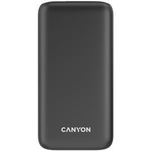 CANYON Power bank 30000mAh Li-poly battery, Input Micro: DC5V/2A, 9V/2A Input Type c PD :DC5V/3A, 9V/2A Output Type C PD:5V/3A,9V/2.2A,12V/1.5AOutput USB A1+USBA 2: 5V3A,5V/4.5A,4.5V/5A,9V2A,12V1.5A,2